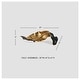 preview thumbnail 4 of 2, Signature Design by Ashley Melinda Black/Gold Metal Sculpture - 20"W x 8"D x 6"H