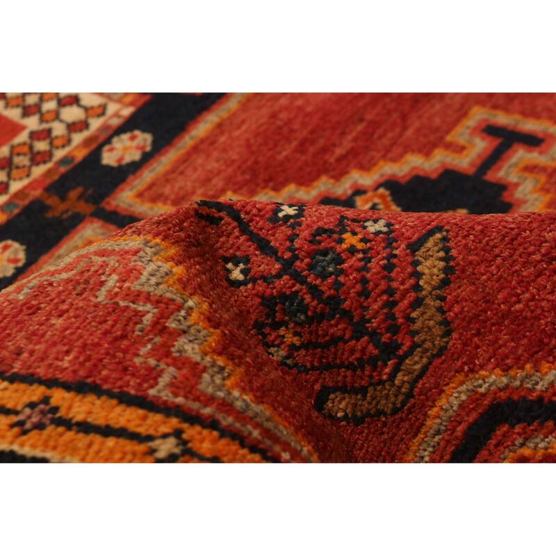 Konya Anatolian Red Rug 3'8" x 7'1" - 3'8 x 7'1