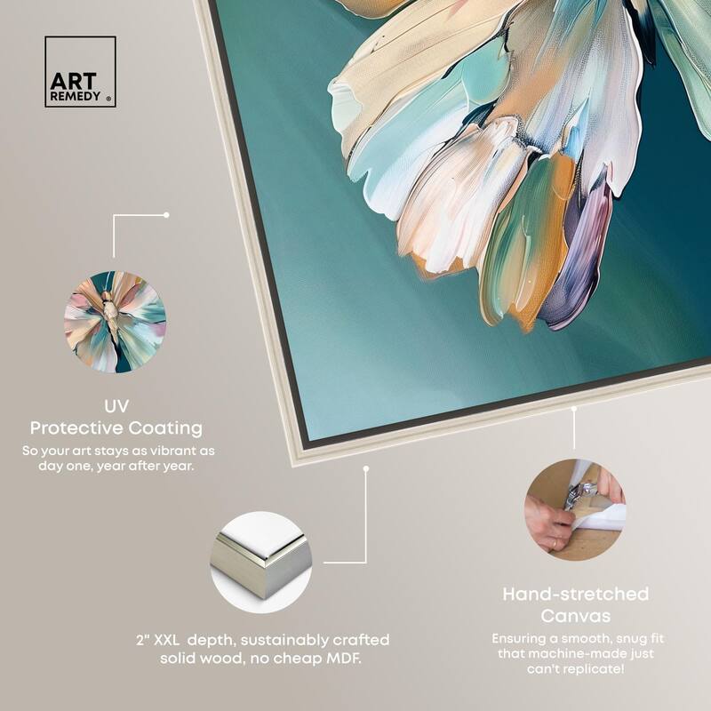 Wings of Duality Canvas by Art Remedy