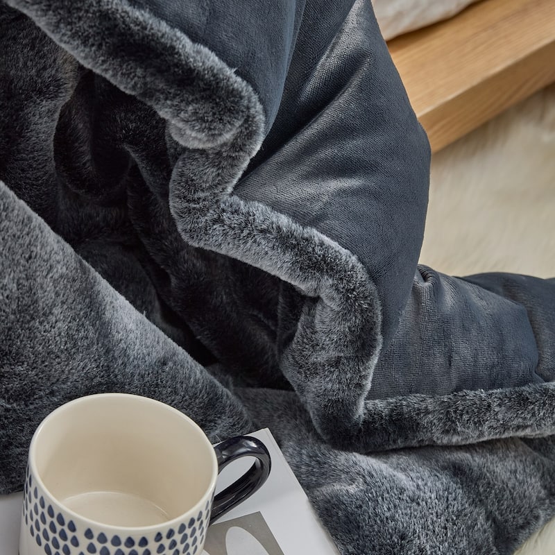 Oceans - Coma Inducer® Oversized Comforter Set - Navy Current