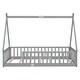 preview thumbnail 2 of 11, Exciting Twin Teepee Tent Floor Bed Perfect for Imaginative Kids