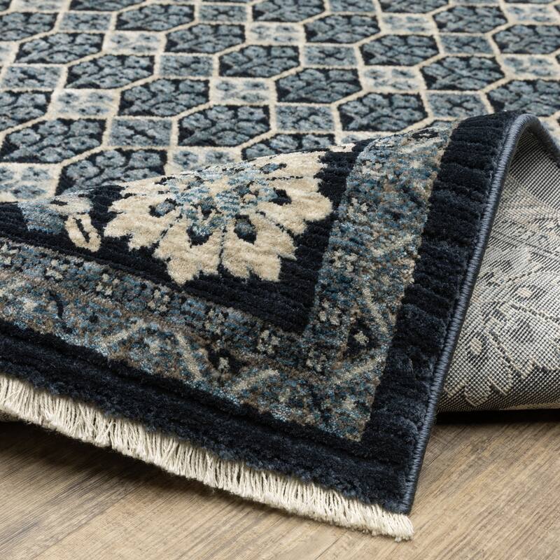 Style Haven Caiden Traditional Mosaic Center Area Rug