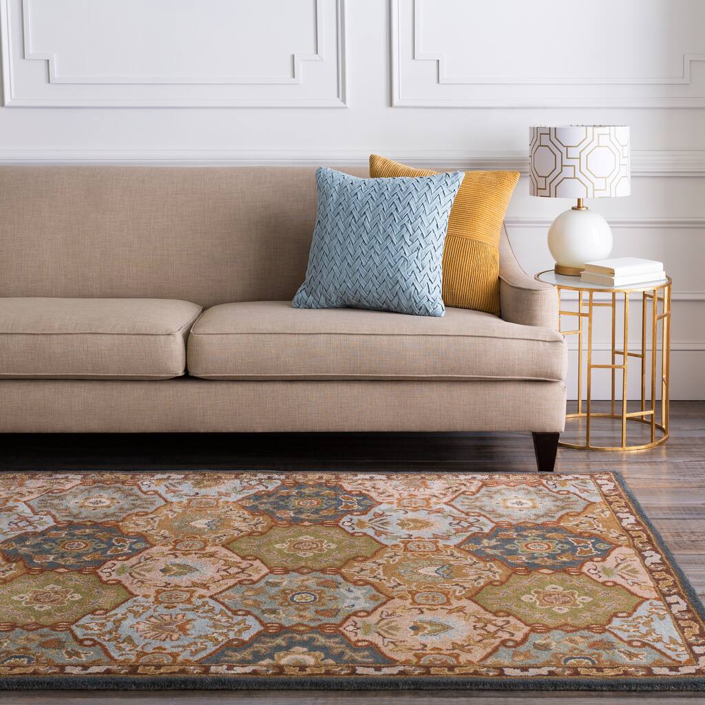 Hand-tufted Sansom Wool Area Rug