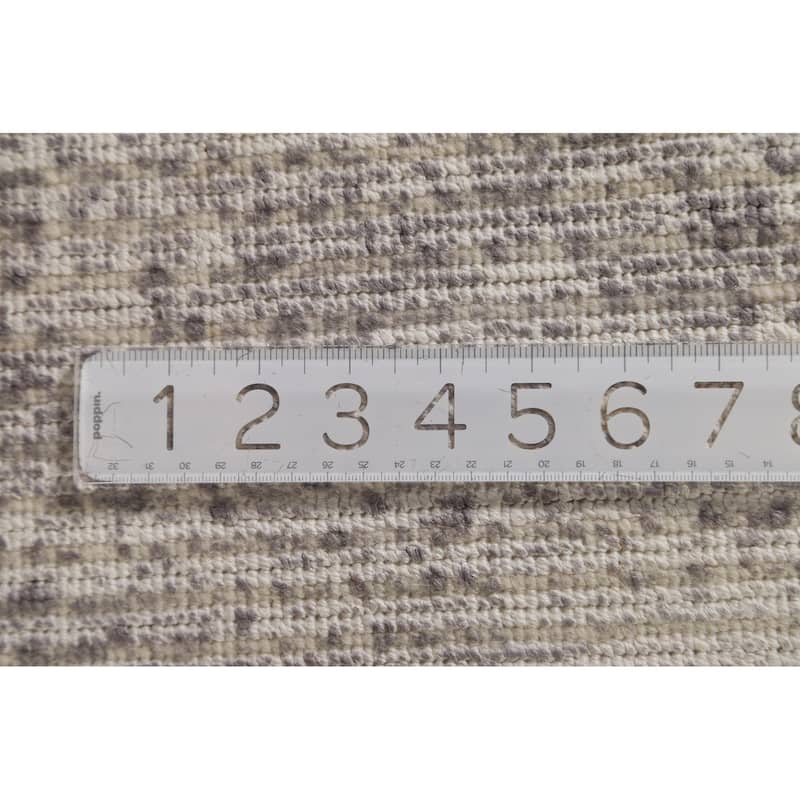 Abstract Modern Indian Accent Rug Handmade Wool Carpet - 2'11"x 5'1"