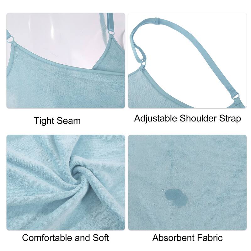 Bath Wrap Towel for Women Towel Robe Adjustable Shoulder Strap Bath Wrap