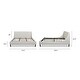 preview thumbnail 25 of 193, Aspen Upholstered Channel Tufted Platform Bed