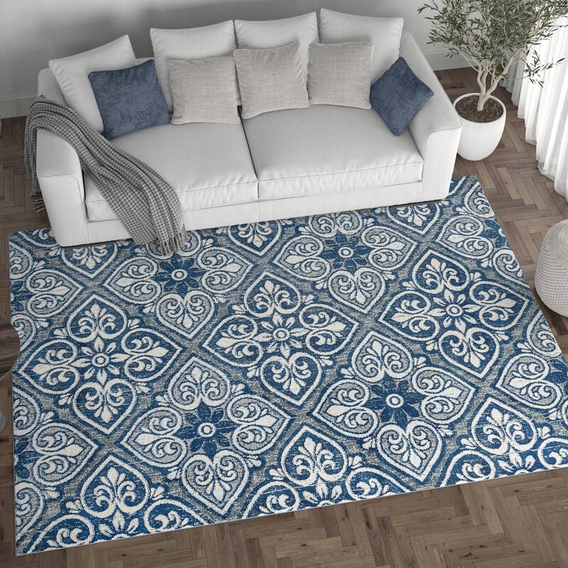 Carrington Global Floral & Botanical Indoor Area Rug