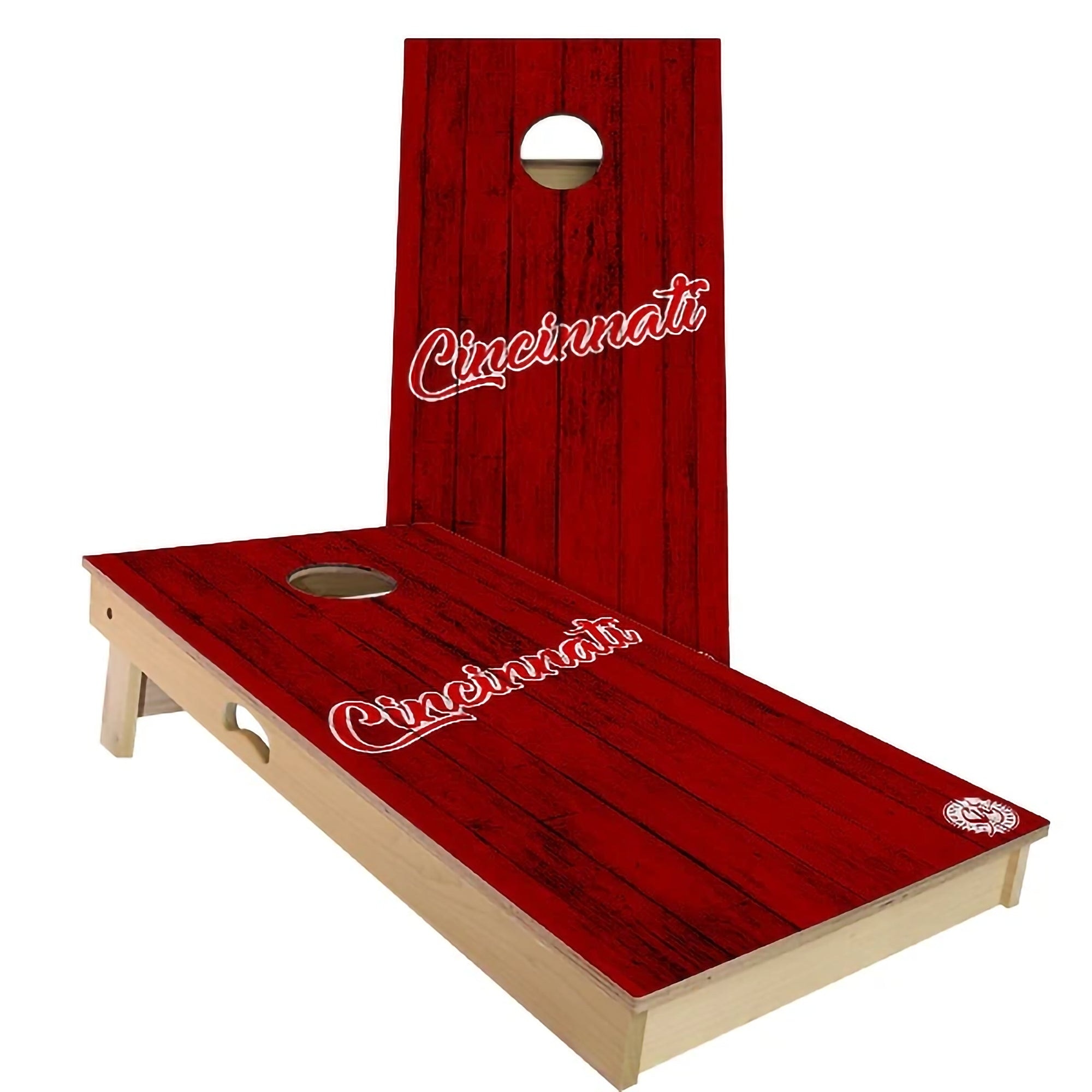 Cincinnati Vintage Baseball Outdoor Cornhole Board Set