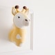 preview thumbnail 16 of 18, Crane Baby Plush Head Wall Decor