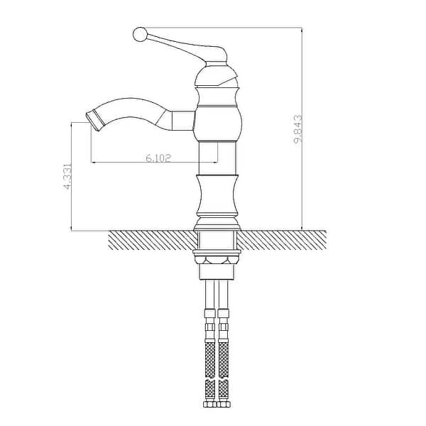 American Imaginations 48in. W 1 Hole Ceramic Top Set In White Color