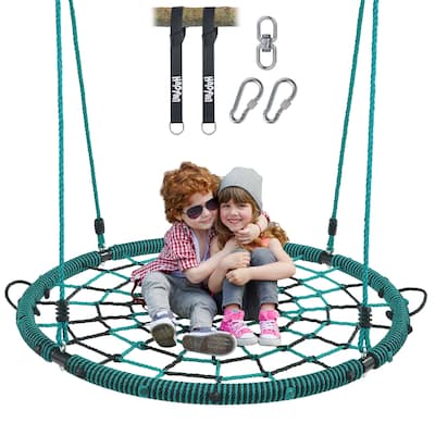 750 lbs 40'' Spider Tree Swing for Kids and Adults with 9.8 FT Swing Hanging Straps