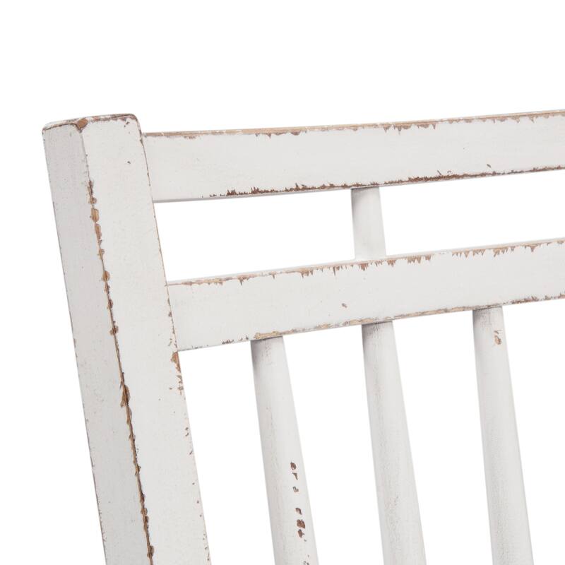 Magnolia Manor Antique White Weathered Bark Opt 5 Piece Drop Leaf Set
