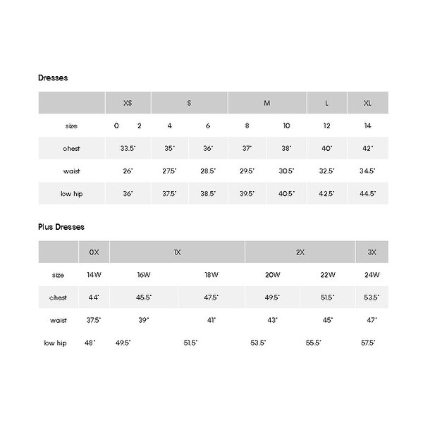 calvin klein jacket size chart