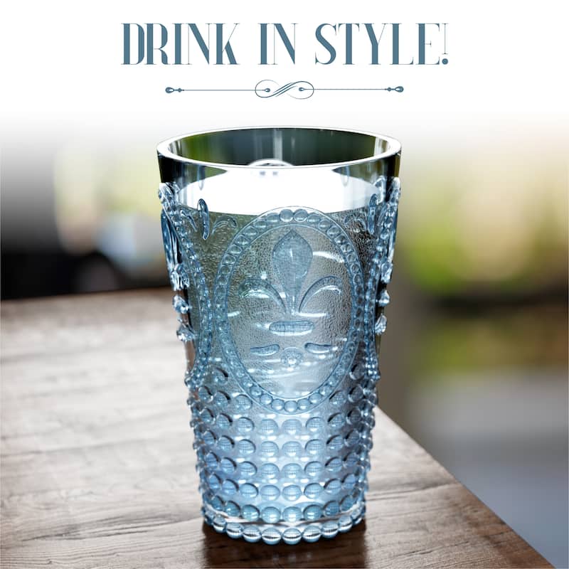 Elle Decor Set of 4 Acrylic Water Tumblers