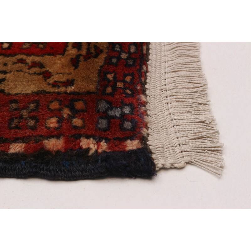 ECARPETGALLERY Hand-knotted Konya Anatolian Navy, Red Wool Rug - 3'10 x 10'2