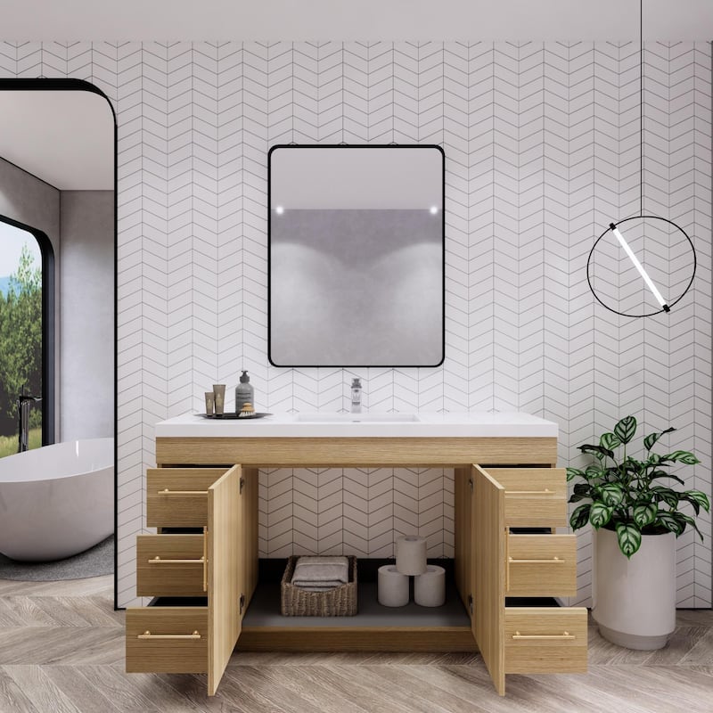 Eliza 60'' Freestanding Vanity with Single Sink