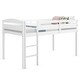 preview thumbnail 5 of 18, Gymax Twin Size Loft Bed Wooden Slats Support Loft Bed Frame w/ Ladder