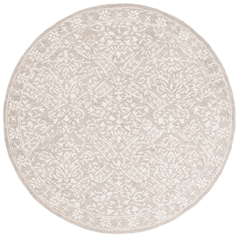 Lauren Ralph Lauren, Handmade Olivier Contemporary Floral & Botanical Wool Rug