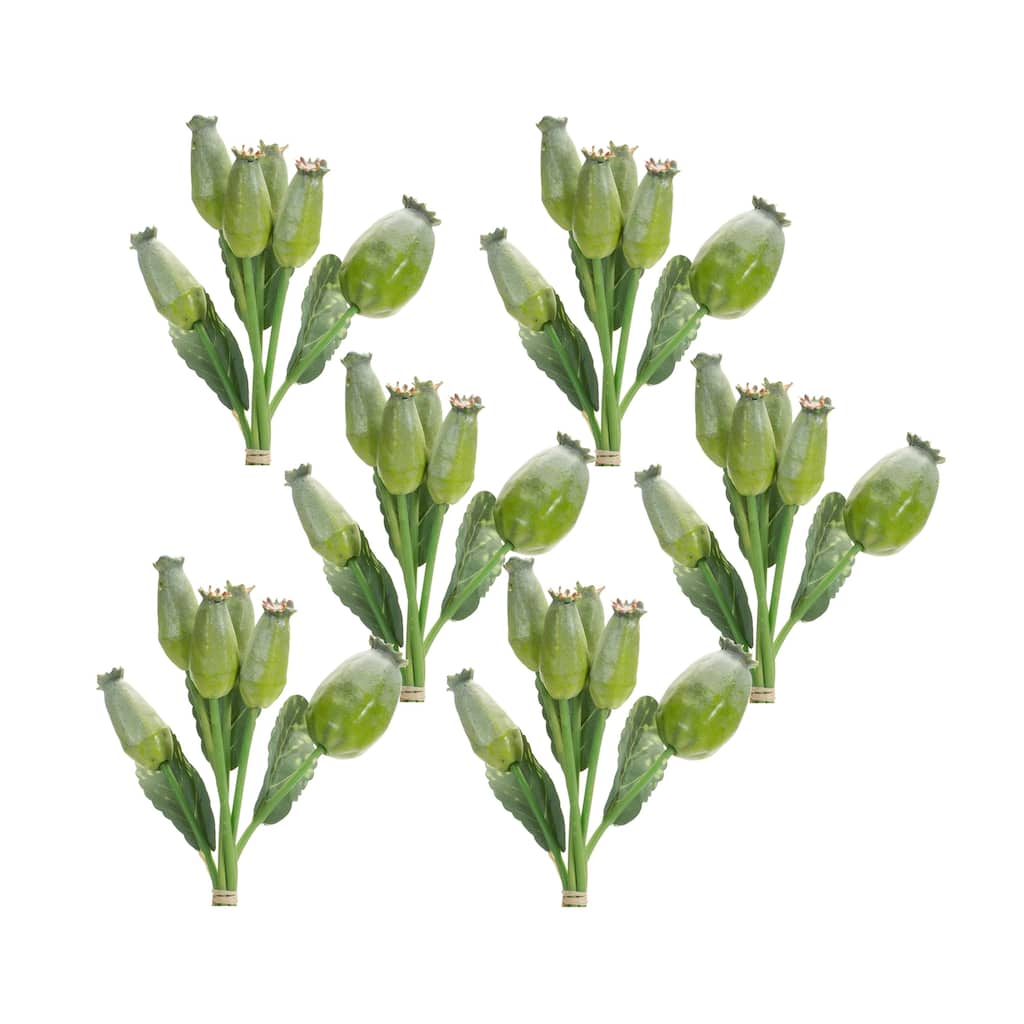 Poppy Pod Bundle (Set of 6) - 3.5 x 3 x 9.5