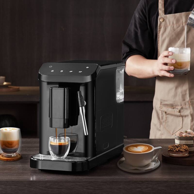 Espresso Machine 20Bar with Milk Frother & 15 Grinding Settings - 20-Bar