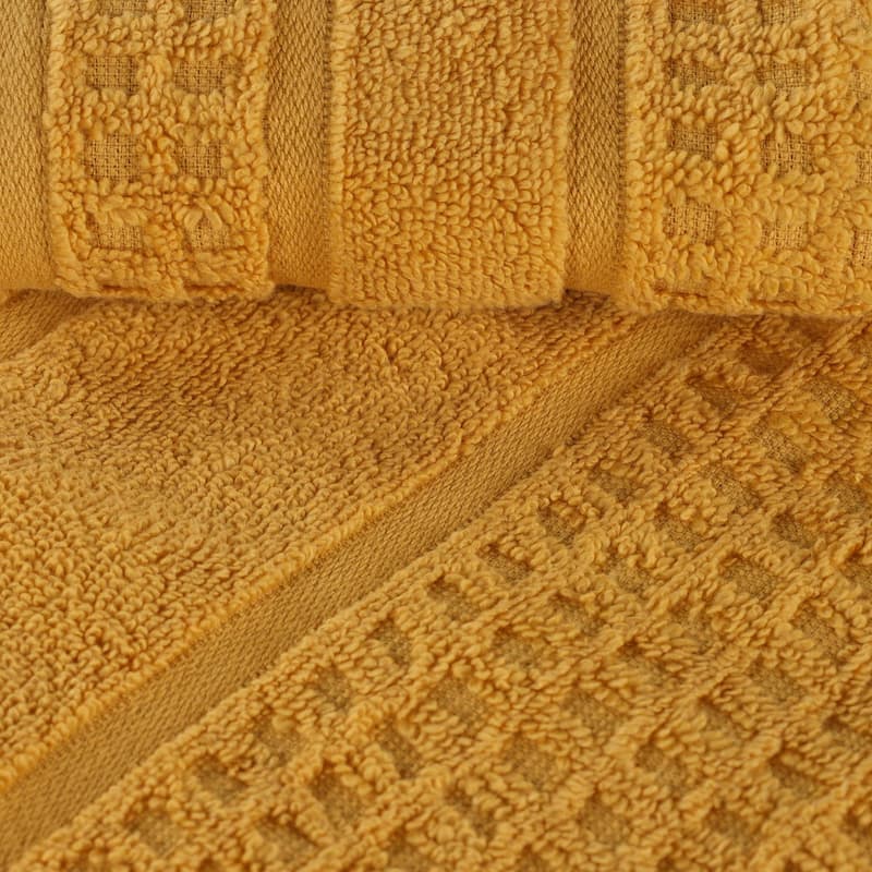 Superior Napa Zero Twist Cotton Soft Waffle Hand Towel Set of 6