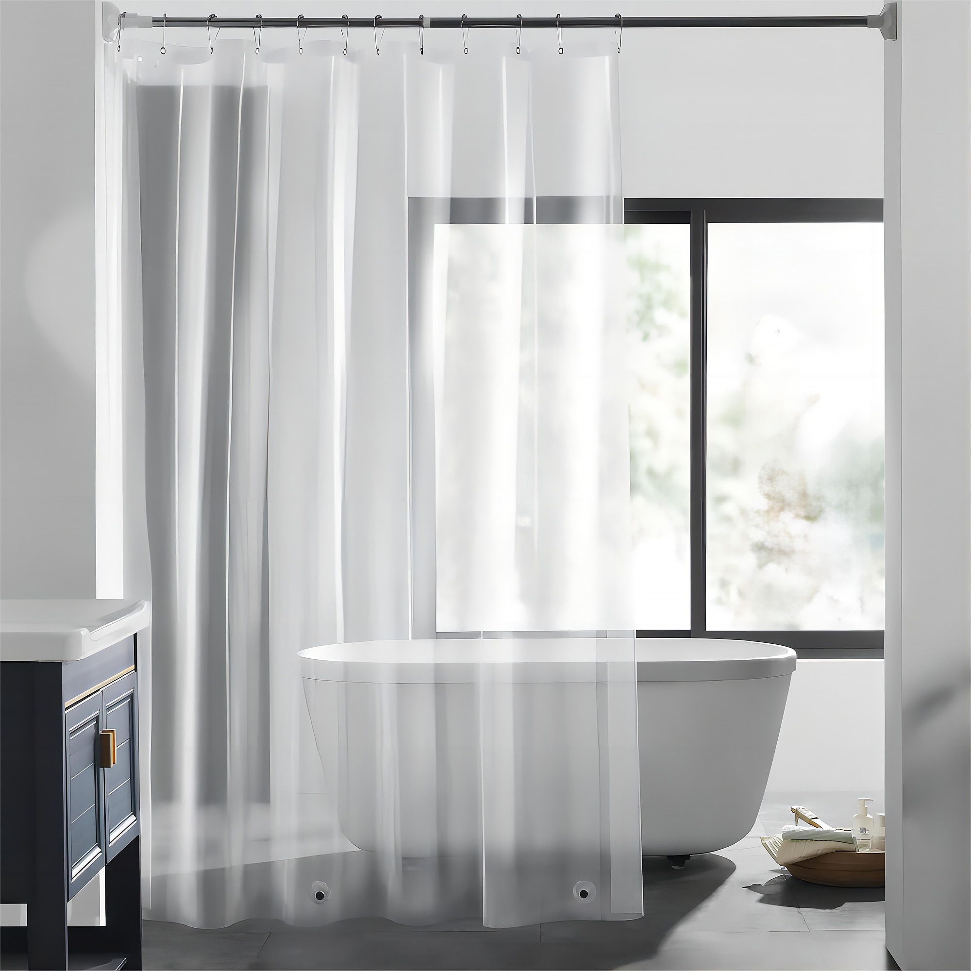 70 x 72 PVC Shower Curtain Liner Waterproof - On Sale - Bed Bath & Beyond  - 38334761