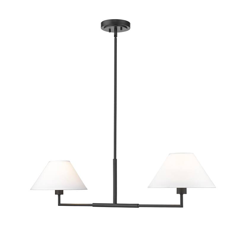 Z-Lite 744-42L Leila 2 Light 42" Wide Linear Chandelier
