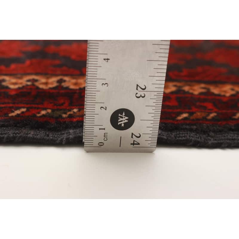 Teimani Burgundy Rug 3'0" x 4'11" - 3'0 x 4'11