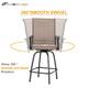 Outdoor Bar Furniture, Weatherproof, 330lb Capacity, Quick & Easy Setup