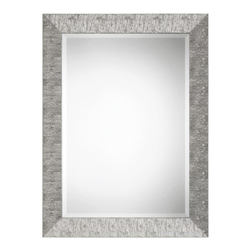 Copper Grove Rogers Thick Silver Framed Wall Mirror