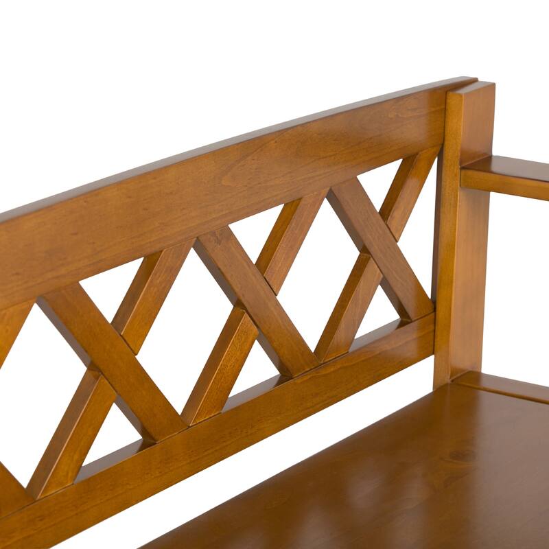 WYNDENHALL Halifax 48 inch Wide Solid Wood Transitional Entryway Bench - 48 Inches wide