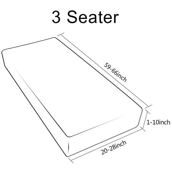 PU Stretch Cushion Cover Couch Cushion Slipcover Sofa Protector On