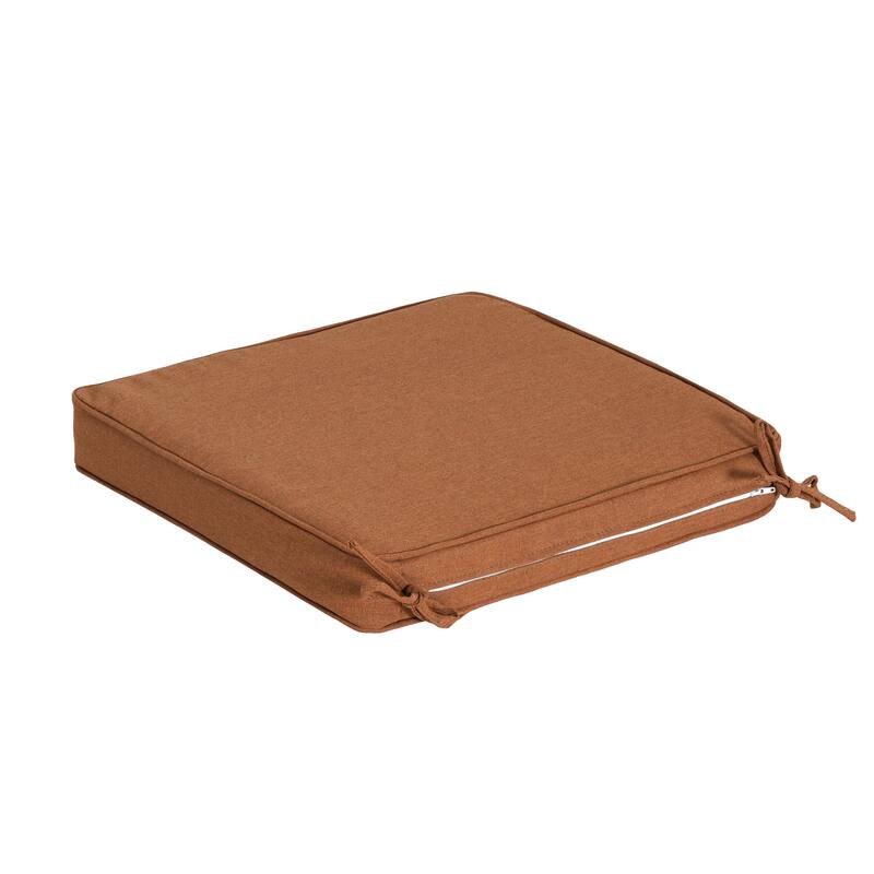 Christopher Knight Home - Noah Outdoor Dining Chair Cushion with All-Day Comfort and Secure Stay-Put Ties