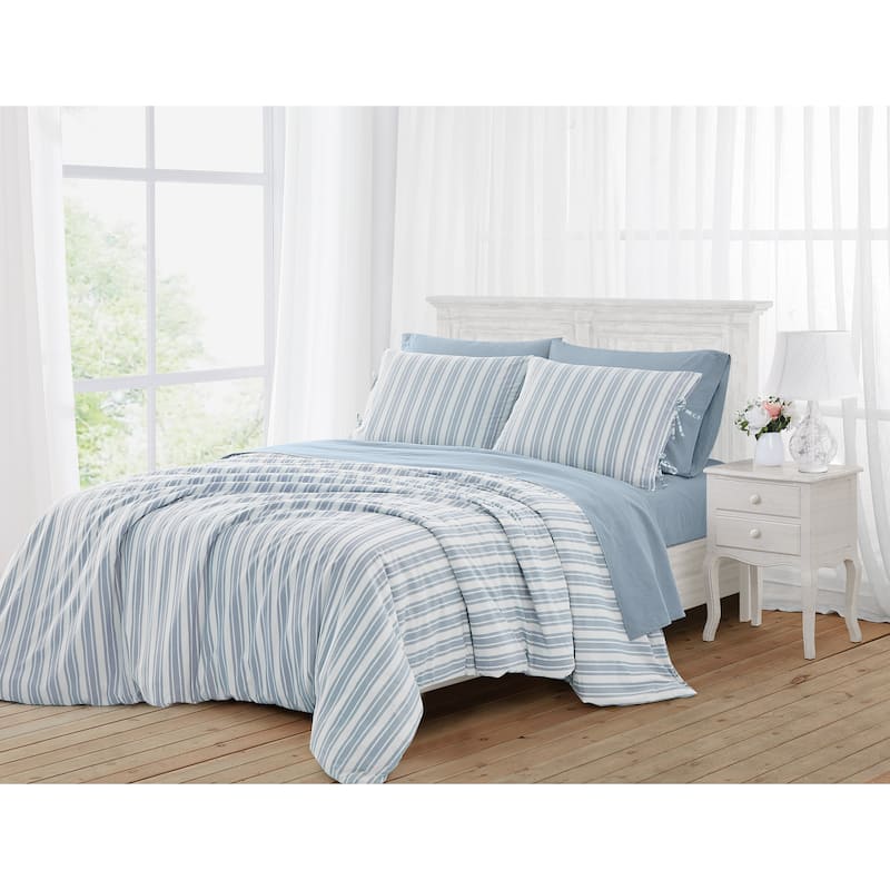 The Farmhouse by Rachel Ashwell Wide Ticking Stripe 3 Piece Comforter Set