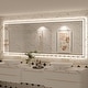 preview thumbnail 95 of 161, Large LED Bathroom mirror Tempered Glass Dimmable Anti-Fog Vanity Mirror 96x36