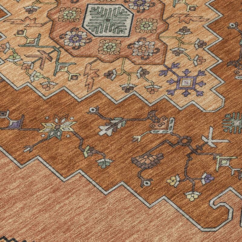 Machine Washable Indoor/ Outdoor Global Marrakesh Chantille Rug