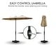 preview thumbnail 27 of 41, Kozyard Butterfly 15' Outdoor Patio Double-Sided Aluminum Umbrella