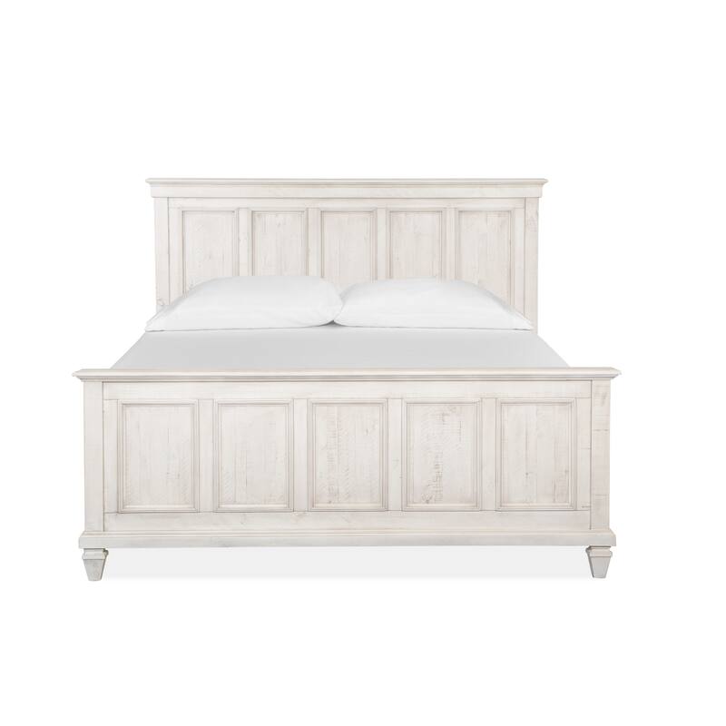 Magnussen Home Newport Alabaster King Panel Bed