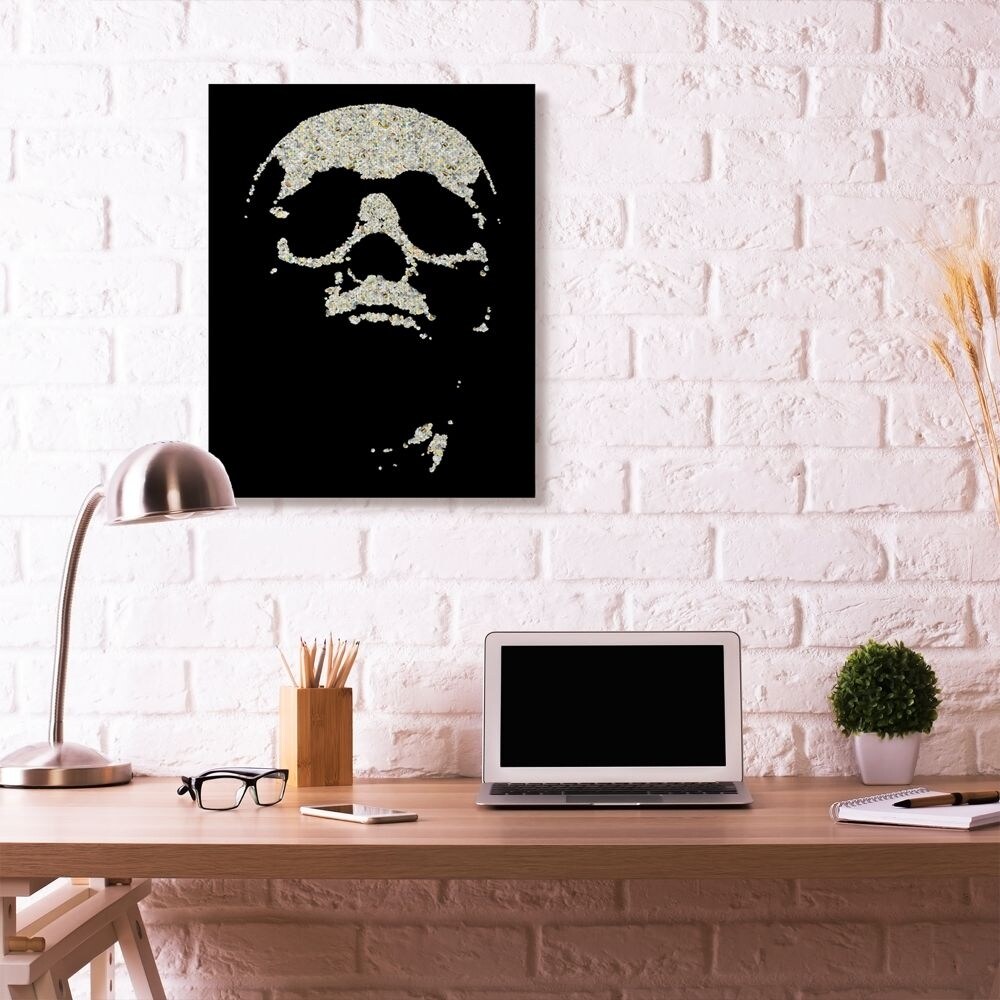 Shop Stupell Industries Abstract Flower Collage Screaming Skull