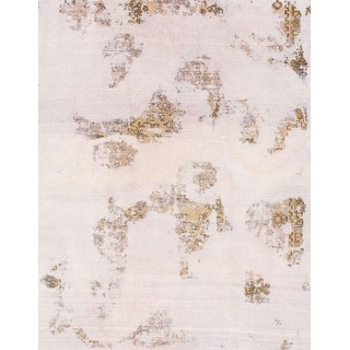 Ahgly Company Machine Washable Abstract Pink Bubble Gum Pink Area Rugs ...