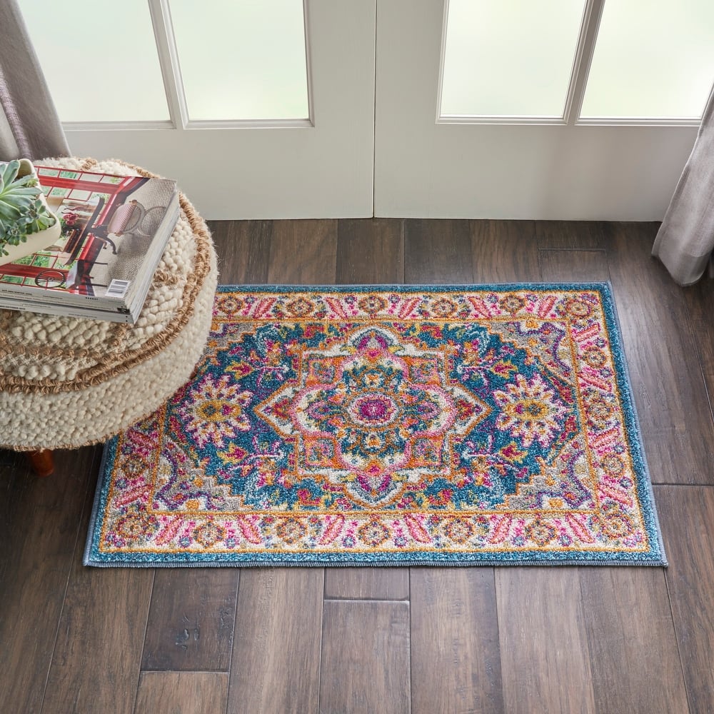 Nourison Cayuga Oushak Boho Medallion Area Rug