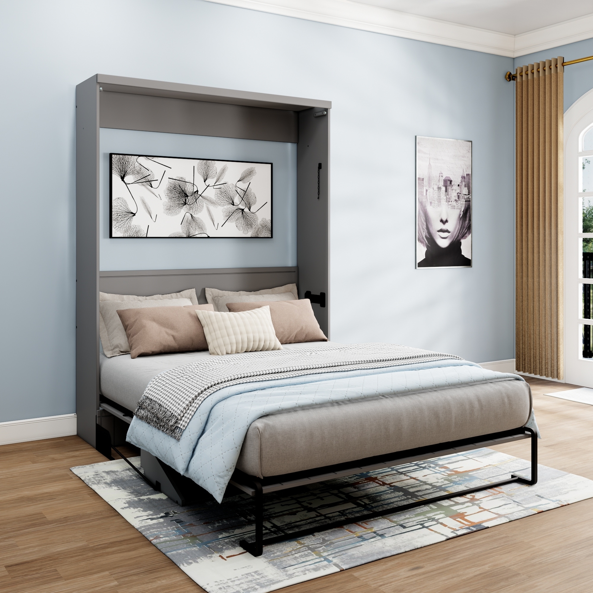 Brentwood Queen Murphy Bed and Desk