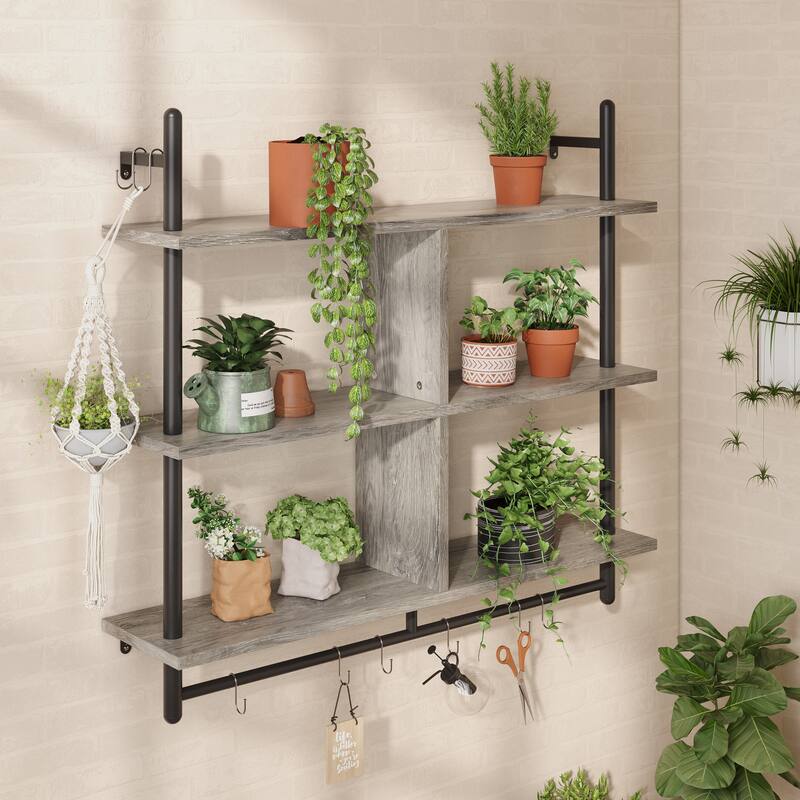 41 inch Wall Shelves 3-tiers Floating Shelf - 41 inch