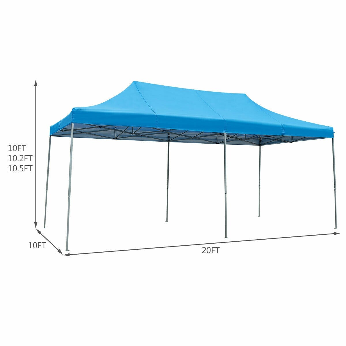 Shop 10 X 20 Carport Tent Pop Up Wedding Tent Folding Shelter