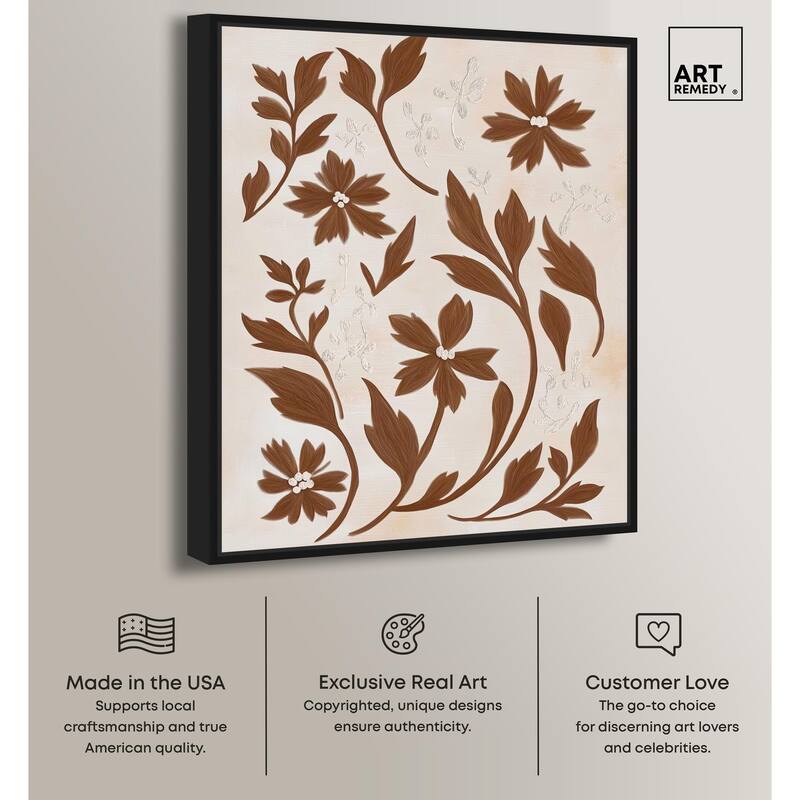 Sepia Sepal II Canvas by Art Remedy