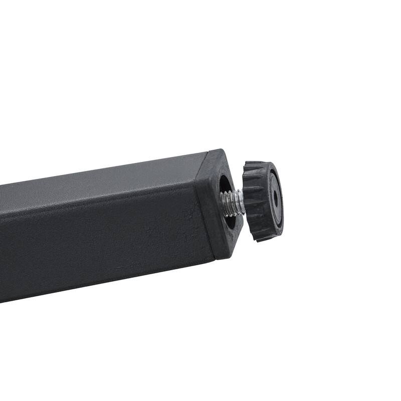 4-Pack Modern PU Dining Chairs with Buckle Backrest, Black Metal Legs, Set of 4