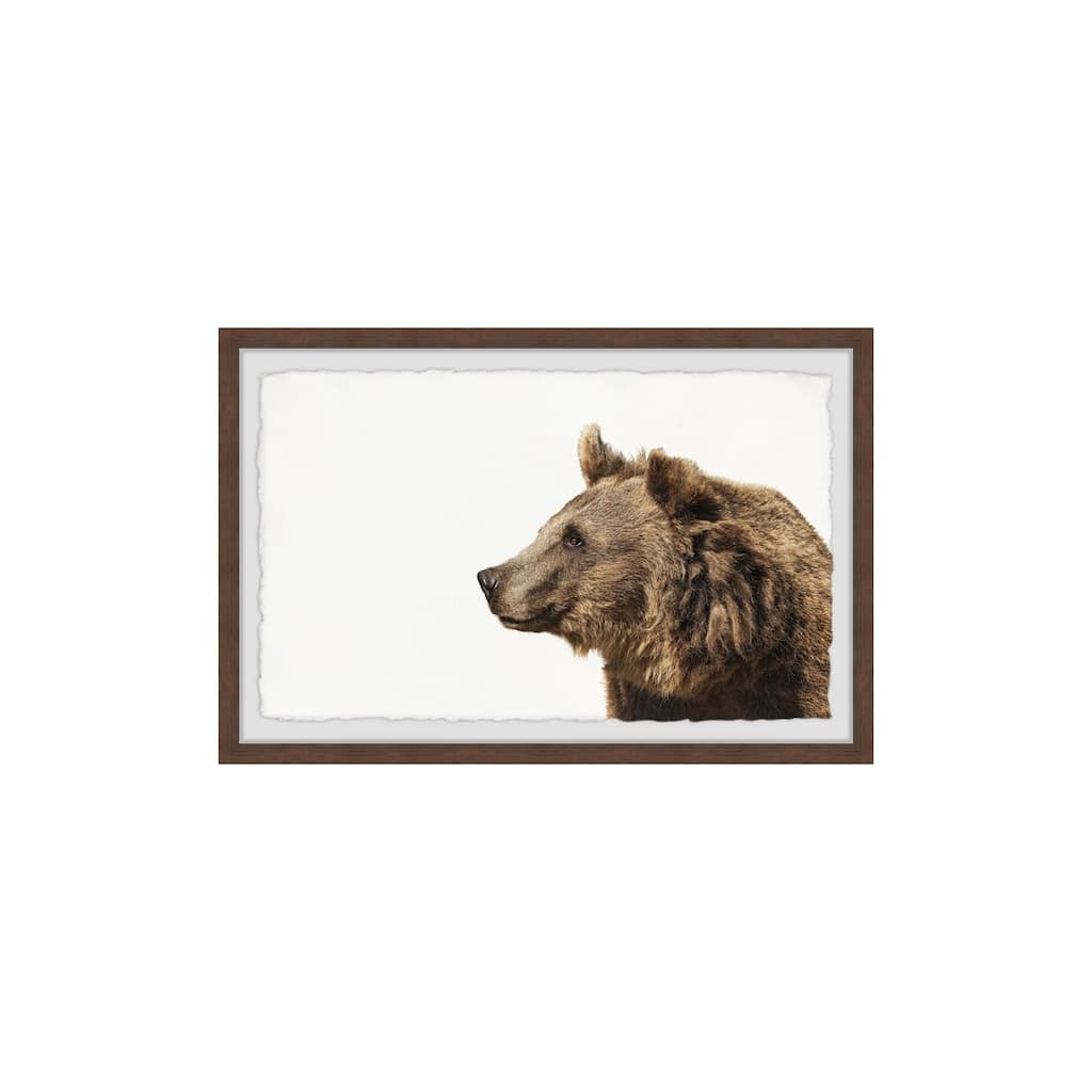 I Need a Bear Hug Framed Wall Art, Elegant Home Touch - Sophisticated Artwork for Refined Décor