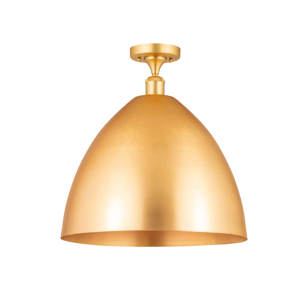 Innovations Lighting Metal Bristol - 1 Light 16" Semi-Flush Mount