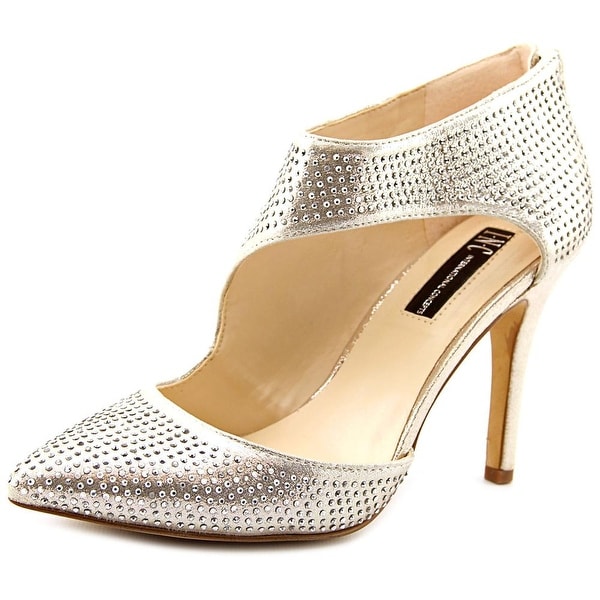 INC International Concepts Zizi Women Pointed Toe Synthetic Gold Heels