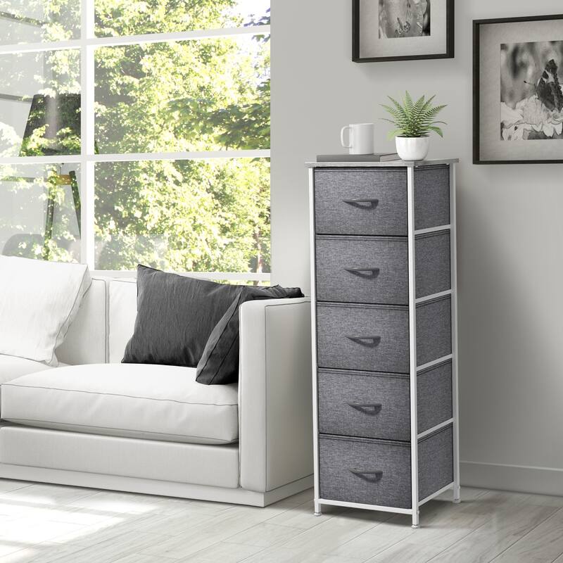 Sorbus 5 Drawer Tower Nightstand
